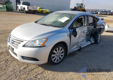 2013 Nissan Sentra S из США, поврежденный, VIN 3N1AB7AP8DL563425